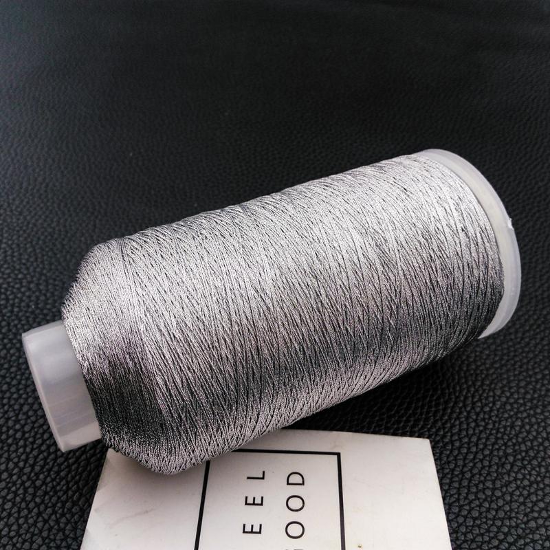 DIY Iridescent Gold & Silver Thread Core Yarn for Handmade Tassels, Bracelets, Necklaces, and Macrame.