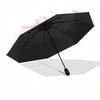 1pc Hello Kitty & My Melody Automatic Opening/Closing Umbrella - Portable Three-Fold Design with 8-Bone Iron Frame - Outdoor - Ideal Gift for Fans, Tr