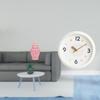 Porcelain Floral Storage Vase with Lid And Modern Wall Clock Decorative Ornament for Home Office