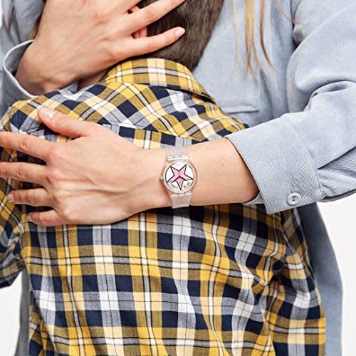 Swatch STAR MOM Gent SO28Z108 Transparent Watch