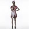 M-XXL Halloween Cosplay Horor Zombie Sestřička Tmavé Krvavé Krvavé Zombie Lékařské Šaty