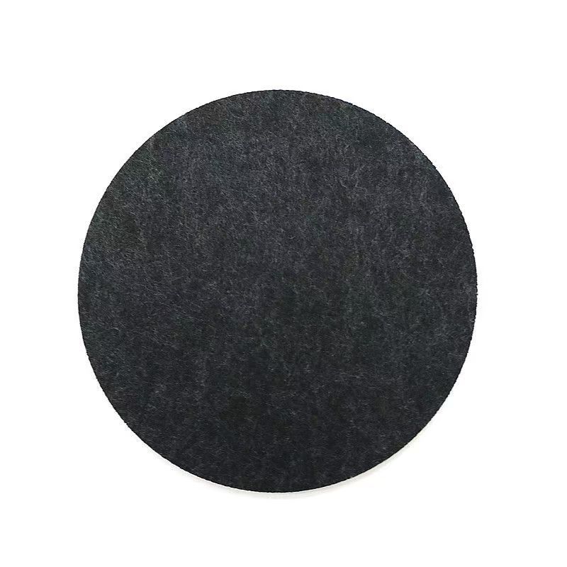 

5PCS Round Felt Coaster Dining Table Protector Pad Heat Resistant Cup Mat Coffee Tea Hot Drink Mug Placemat Kitchen Accessories 5PCS-Need Engraving