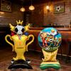 2026 USA Mexico Canada World Cup Soccer Ball Foil Balloon with Stand Decoration Game Cheer Prop