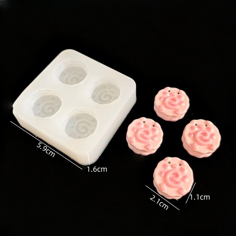 Small Nose Kitten Sandwich Cookie Silicone Mold - Food-Grade & Flexible