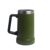 Insulated Beer Stein Drinking Coffee Mug Stainles Steel Tumbler Bottle with Handle Double Walled Thermal Mug Keep Drink Ice Cold