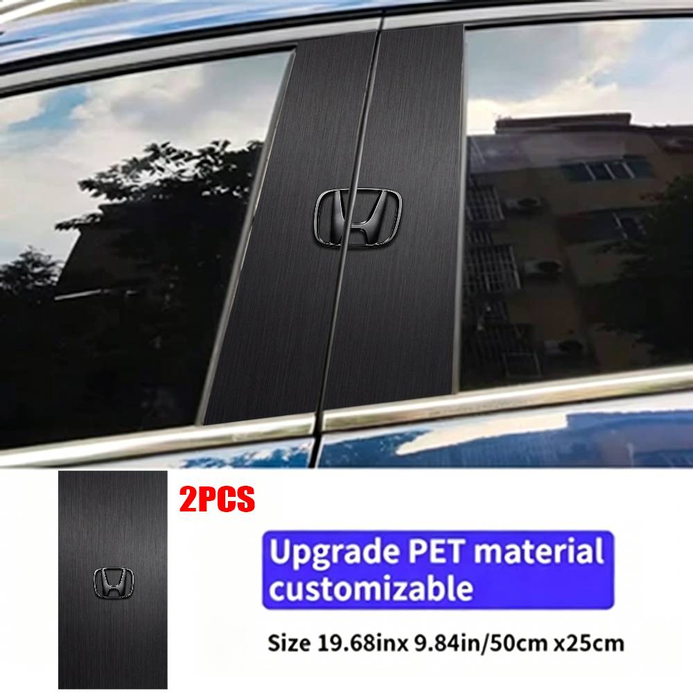 vdbn2 FOR HONDA Car Sticker Auto B-pillar Center Column Decor Cover Scratches Waterproof Sunscreen Vinyl Decals Accessories