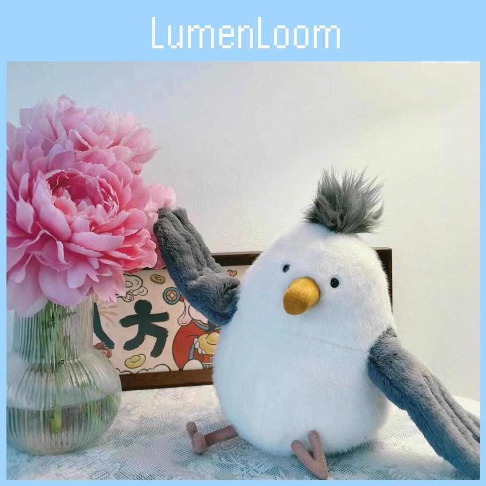 Plush Seagull Cute Toy Cartoon Animal Doll Children Room Decoration Holiday Gift
