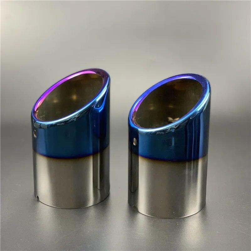 2pcs For Mazda CX-5 CX5 CX-8 CX-9 Auto Accessories Stainless Steel Car Exhaust Pipe Muffler Tail Throat Exterior Refit Products