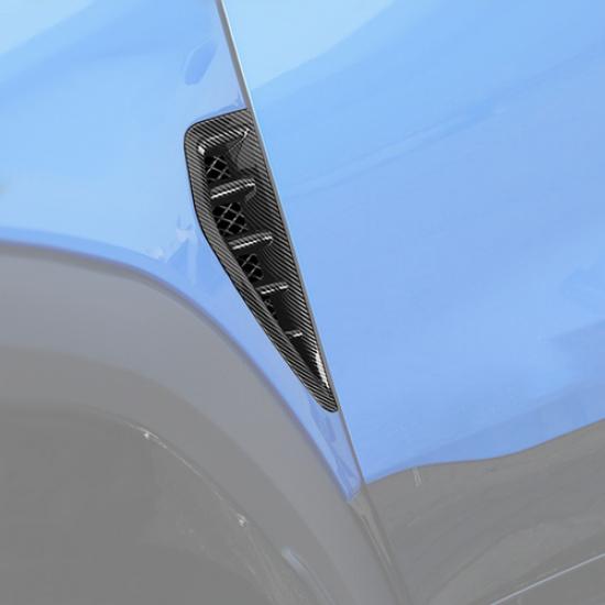 2P Fender Air Vent Outlet Cover Trim For Dodge Ram 1500 21-26 Accessories Carbon