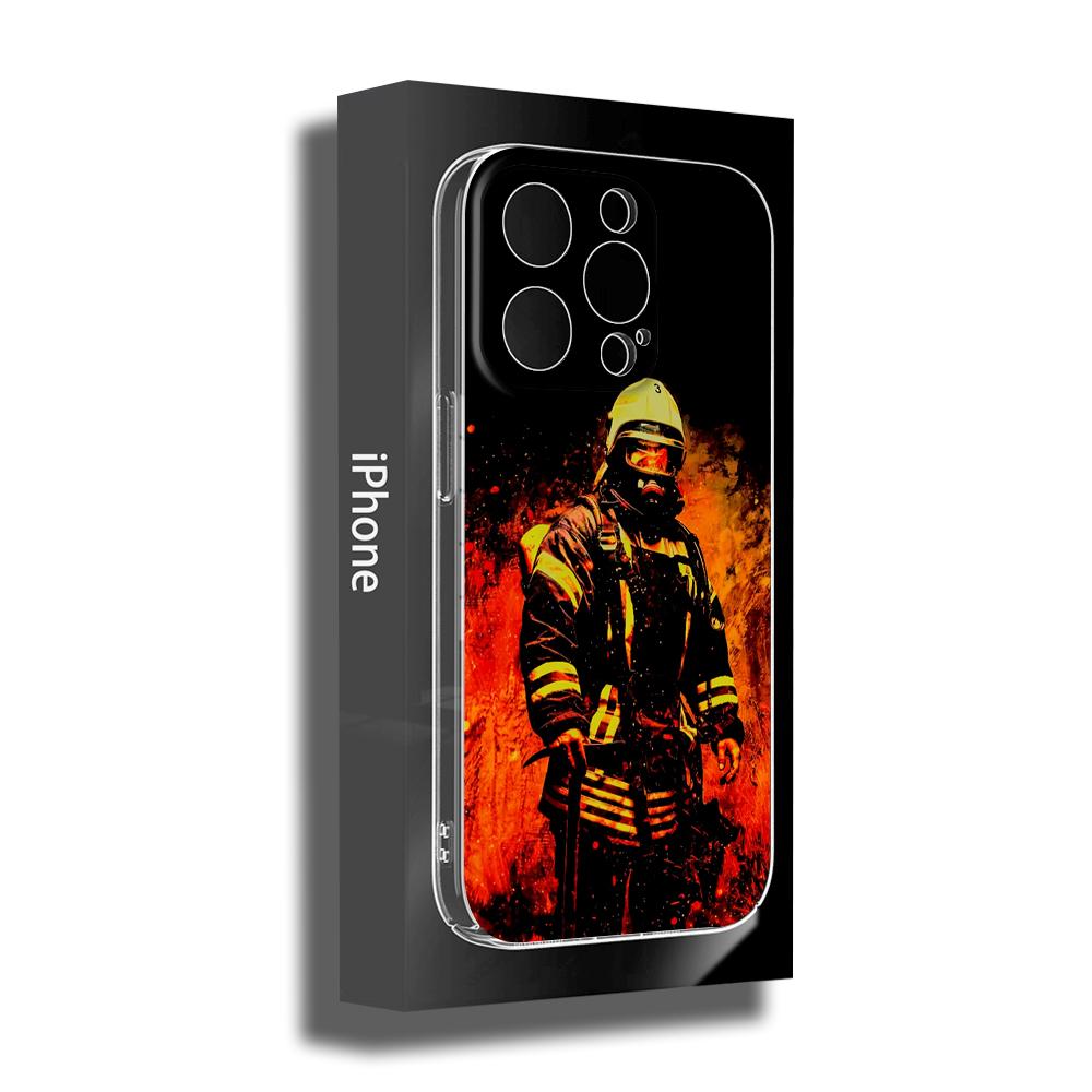 Firefighter Fire Department Fireman Phone Case FOR IPhone 14 11 12 Pro 8 7 Plus X MAX 12 MINI XR XS 13 Covers Fishing Silicone