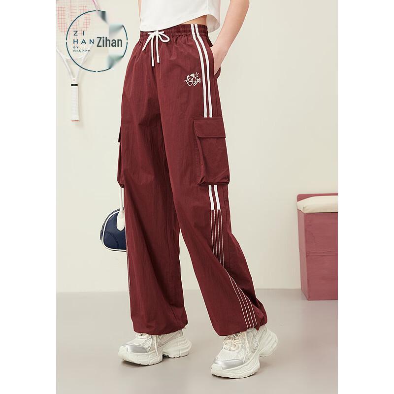 ZIHAN Women s American College Style Cuffed Cargo Pants XL