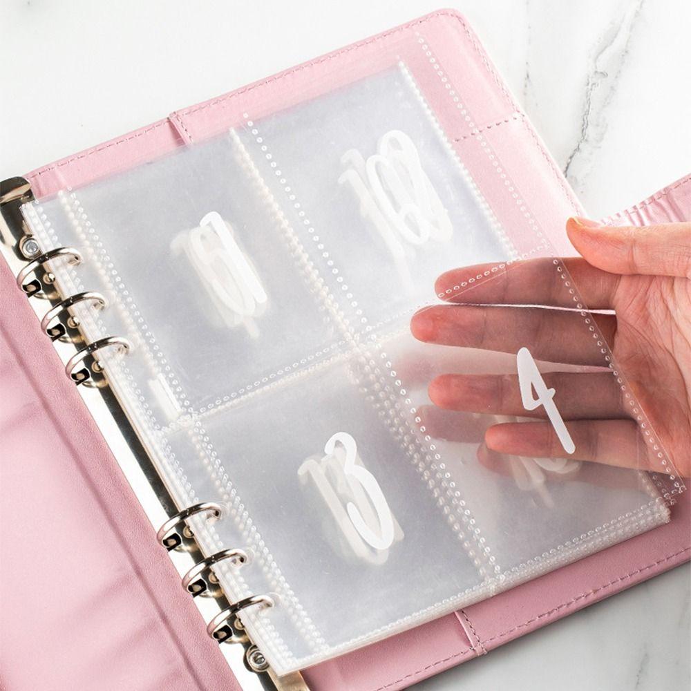 PU 100 Envelope Challenge Notebook Colorful Money Organizer  Office Stationery Supplies