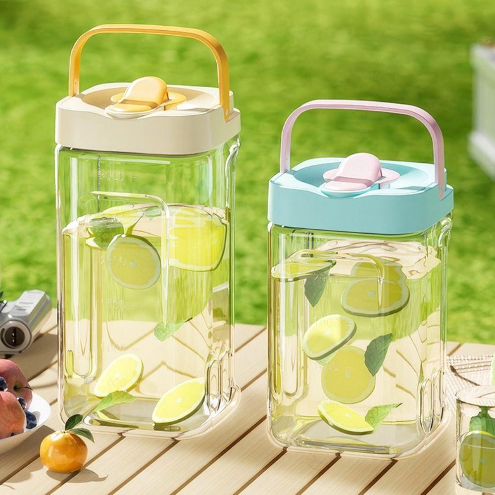 Large Capacity Water Bottle with Faucet 2.5L/3.5L Cold Water Bottle  Outdoor Camping