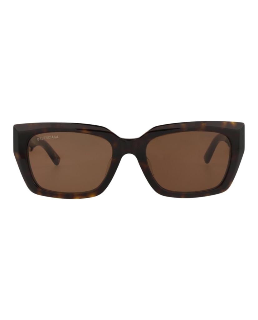 Balenciaga Asian BB0272SA Havana Brown Sunglasses, Unisex, Fit, 002,