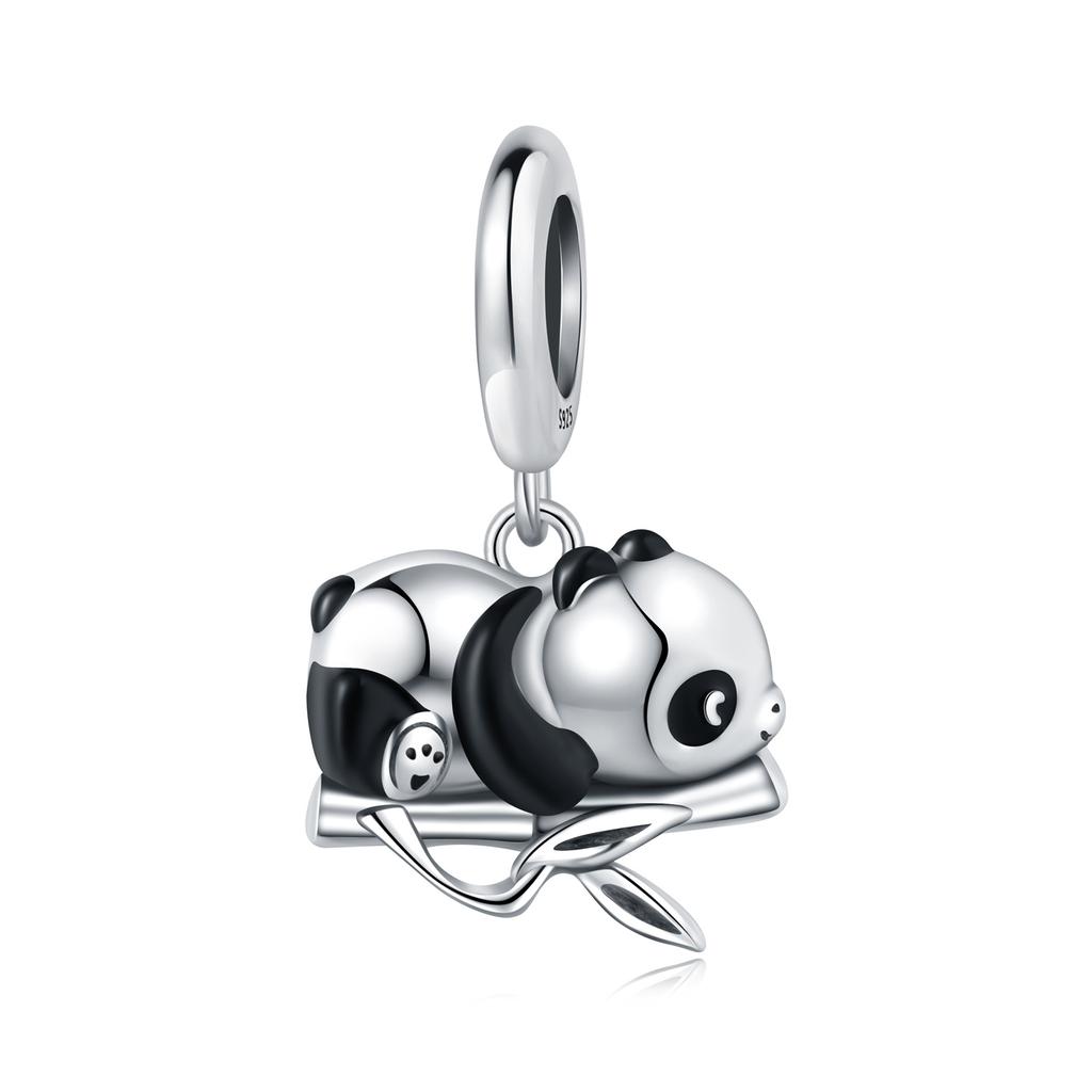 Cute Panda Penguin Charm Copper Fun Bamboo Pandas Charms Bead Pendant For Women Diy Bracelets Fine Jewelry Gifts
