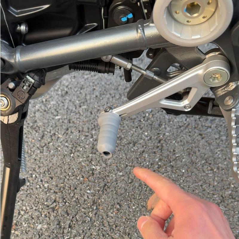 1/2 szt. Motocyklowa osłona dźwigni zmiany biegów, antykradzieżowa, na buty, silikonowa, samokurcząca się, sprzęt motocyklowy do jazdy, osłona ochronna