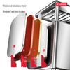Stainless Steel Kitchen Countertop Knife Holder & Organizer