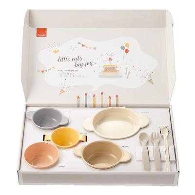 First Bite Layered Baby Tableware Perfect As a Gift Combi's Set, 8-piece Set,
