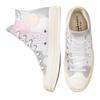 Converse Chuck Taylor All Star 1970s Stylish and Versatile High Top Espadrilles Women's White Grey Pink