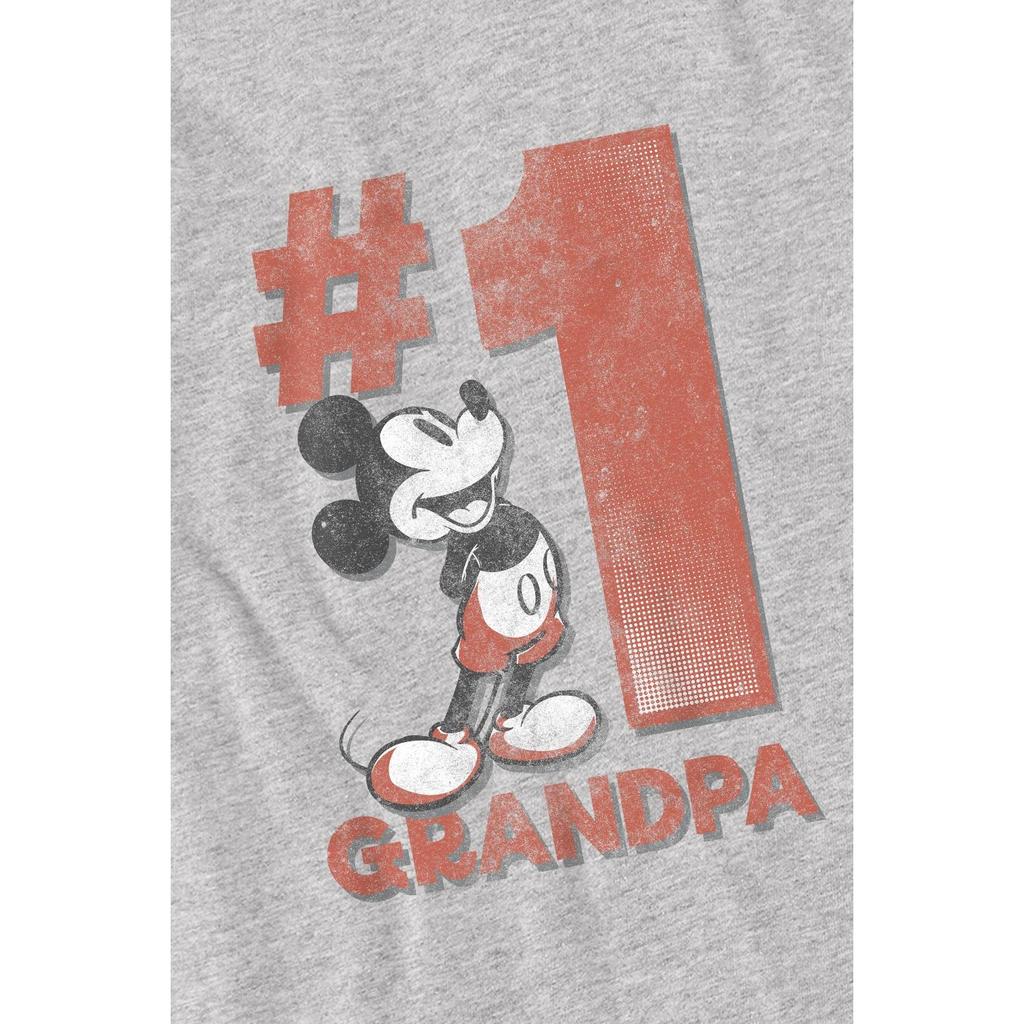 Disney Pánské tričko s nápisem Děda číslo 1 a Mickey Mousem