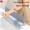 Silicone Non-Slip Sink Splash Guard with Suction Cups - Water Barrier & Separator