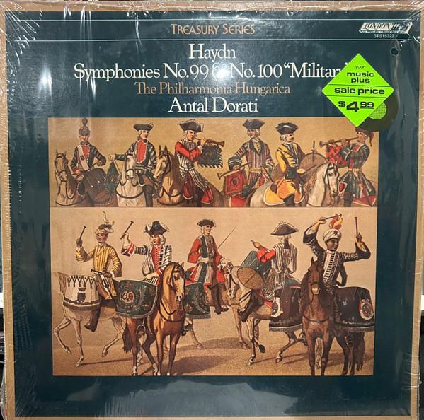 LP Record JOSEPH HAYDN PHILHARMONIA HUNGARIC Symphonies No. 99 No. 100 Milita STS15322 London Records 1977 US Classical Used