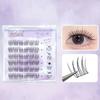 LuxeFlutter - Natural Wispy Cluster Glue-Free False Eyelashes