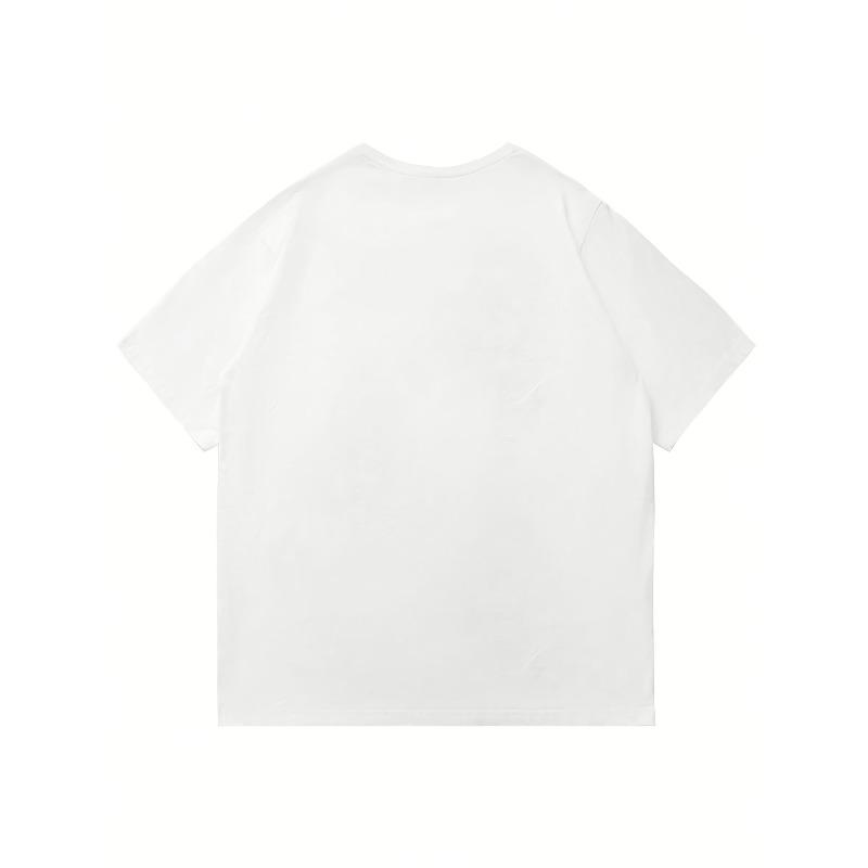 Men's Short Sleeve T-Shirt - Sweat-Absorbent Breathable Fashion Round Neck Short Sleeve Tee