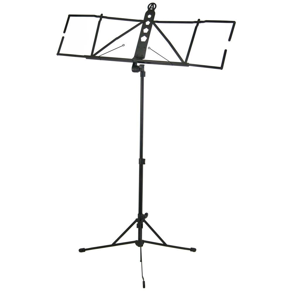 

ARIA AMS-200 Aluminum Black Wide Music Stand with Dedicated Pouch