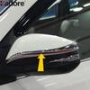 Rearview Mirror Strip Cover Trim For Toyota Venza Harrier -  2024 Chrome Car Accessories Side Mirrors Frame Trims