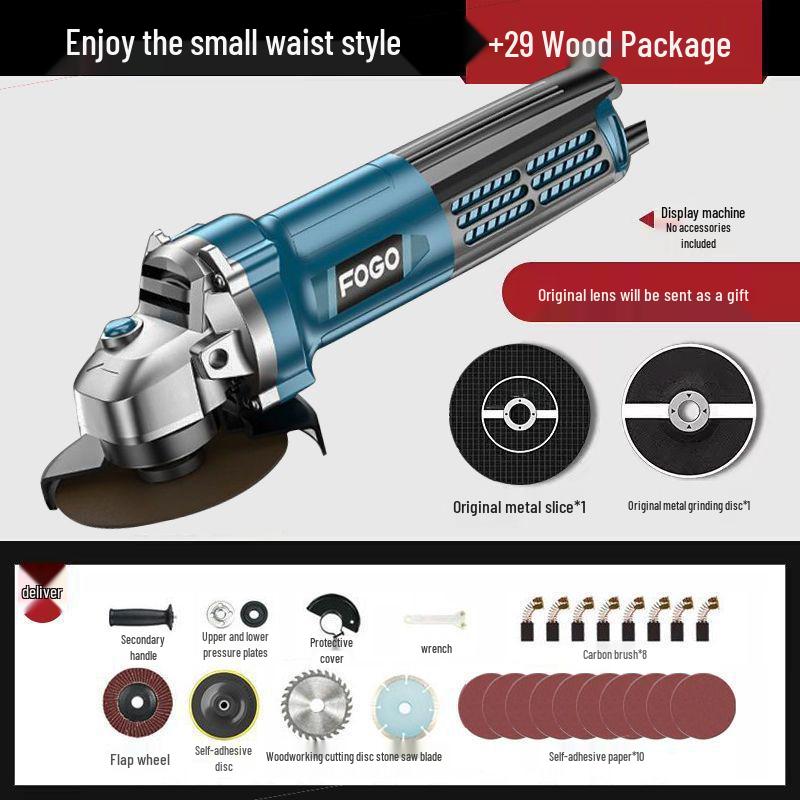 Multifunctional Angle Grinder & Polisher - Handheld Cutting Machine with Free Shipping