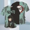 Magliette da Ragazzo per Bambini Anime Demon Slayer Maglietta Cartone Animato Abbigliamento per Bambini Felpa a Maniche Corte Moda Top Abiti Unisex per Bambini