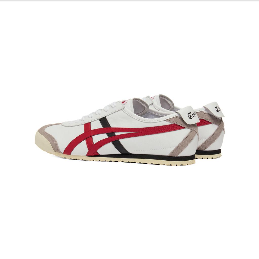 ONITSUKA TIGER Adidași Unisex Mexico 66 Albi Clasici Roșii 1183C102_105
