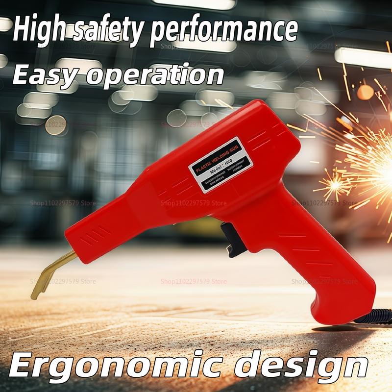 Plastic Welder Welding Machine Car Bumper Soldering Gun with 4 Staples for Bumper Repair Plastic Car Body Repair Tools