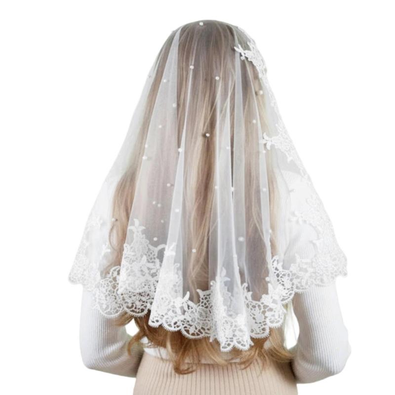

Russian Latin Headscarf Shawl Lightweight Polyester for Women Comfortable Breathable Multipurpose as Scarf or Veil 1