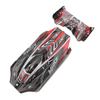 RC Car Shell and Tail Wing Set Remote Control Car Body Shell Replacement for WLTOYS 124010 112