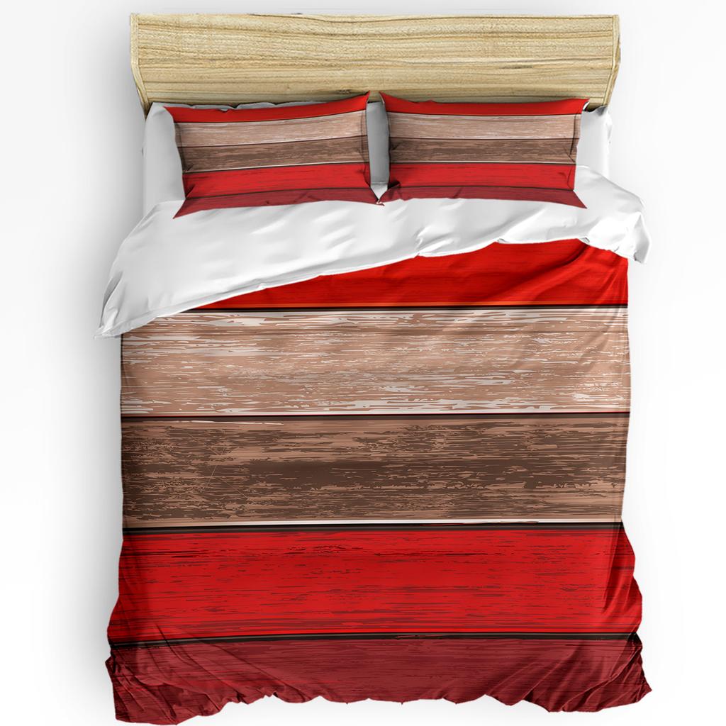 Vintage Farm Barn Grain 3pcs Bedding Set For Double Bed Home Textile Duvet Cover Quilt Cover Pillowcase