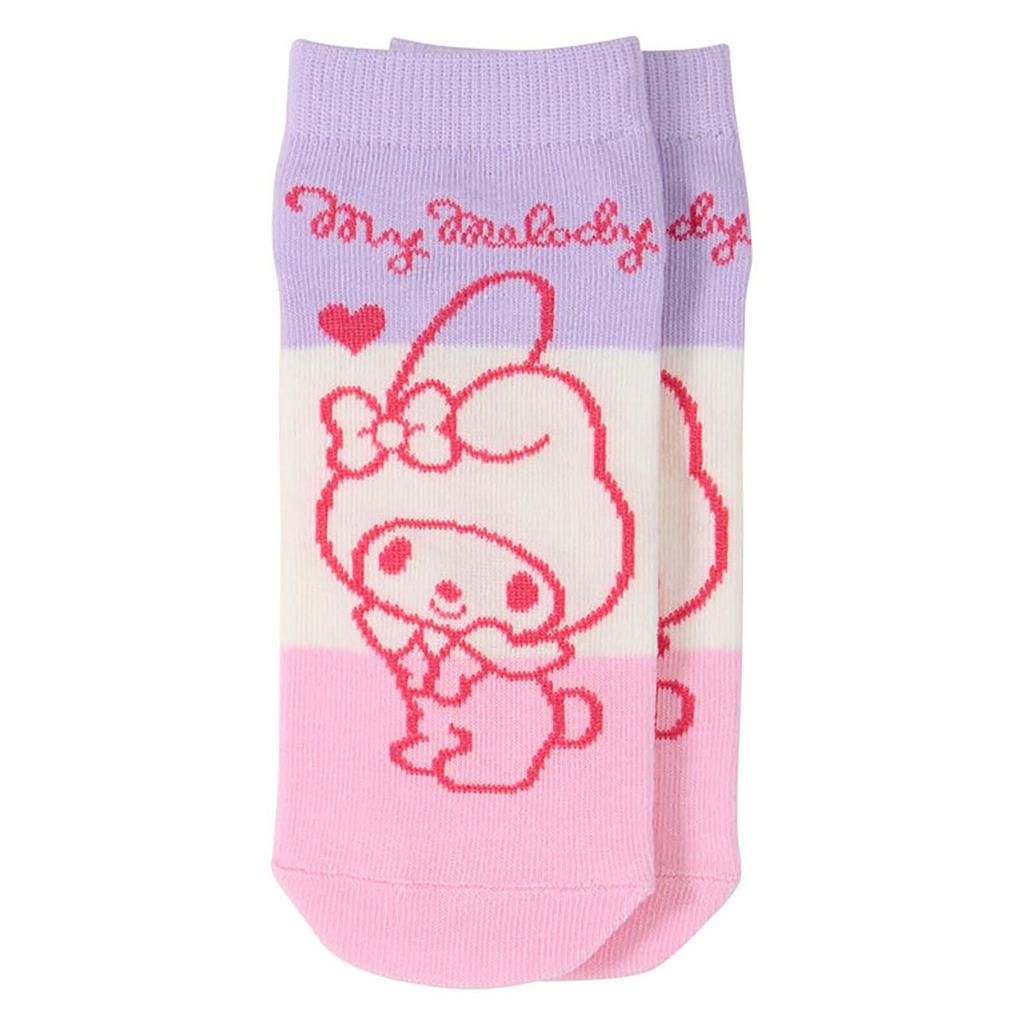 Sanrio Kids Sneaker Socks My 689378 3-Pair Set, Melody, 13-15cm,
