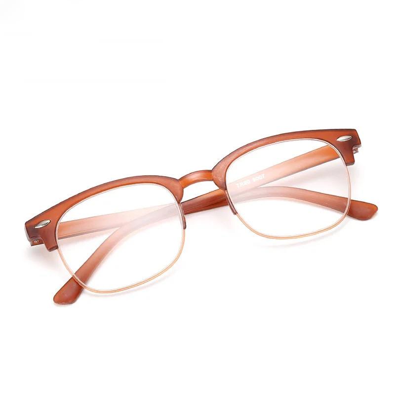 Large Rivet Reading Glasses New  Collapsible Floor Stand Fashion Ultra Light Presbyopia Eyeglasses Men And Women +1.0+4.0