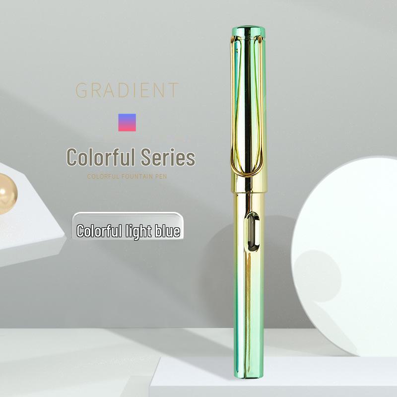 „Farbenfroher Schülerfüller mit auswechselbarer Tintenkapsel für Kalligrafie und richtige Schreibhaltung“