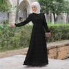 M217#6: Multi-color Muslim Women's Middle Eastern Chiffon Long Dress - New Malaysian Pleated Robe Design