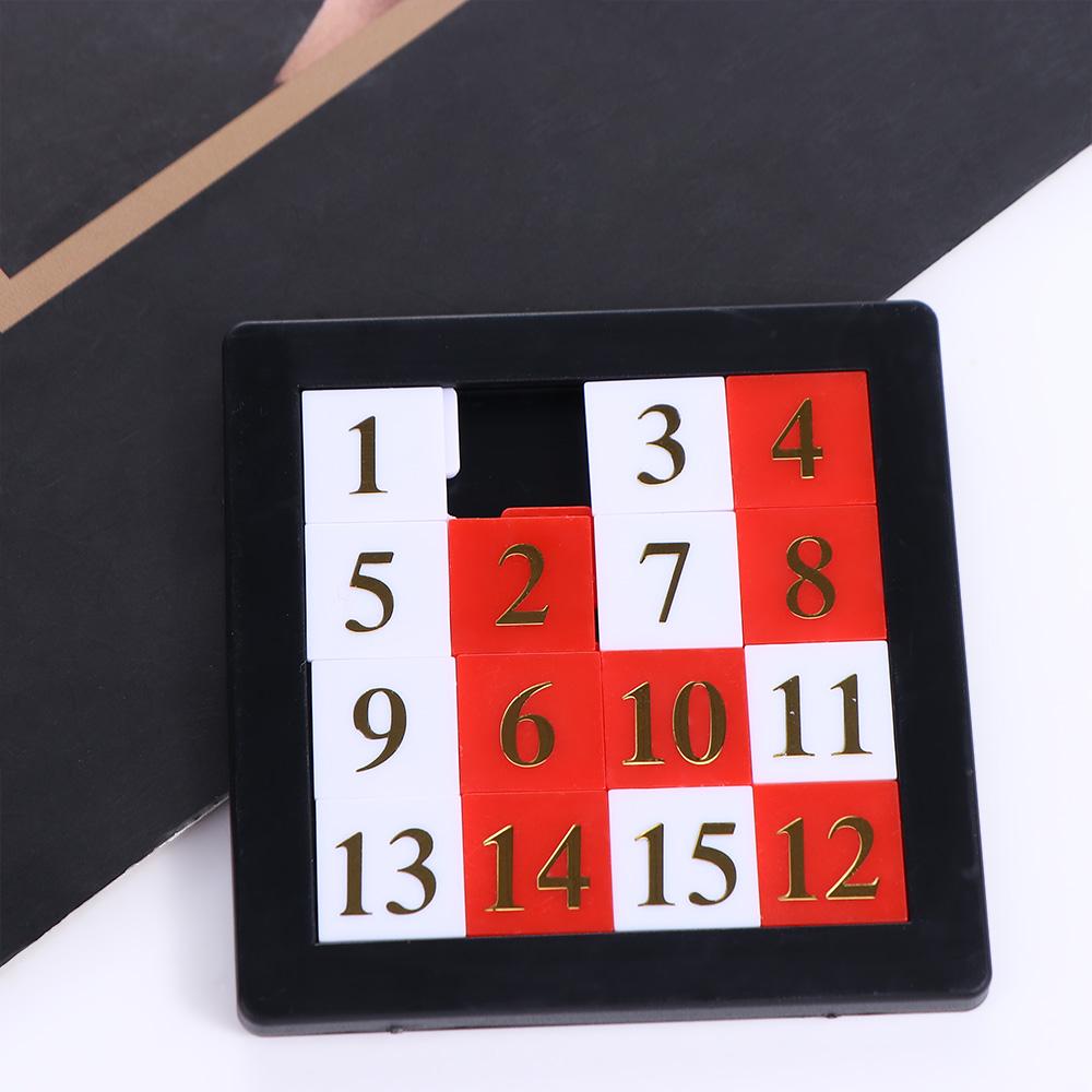 Blocks Children'S Gift Number Puzzles Toys Sliding Puzzle Early Educational Toy Moving Sliding Toy