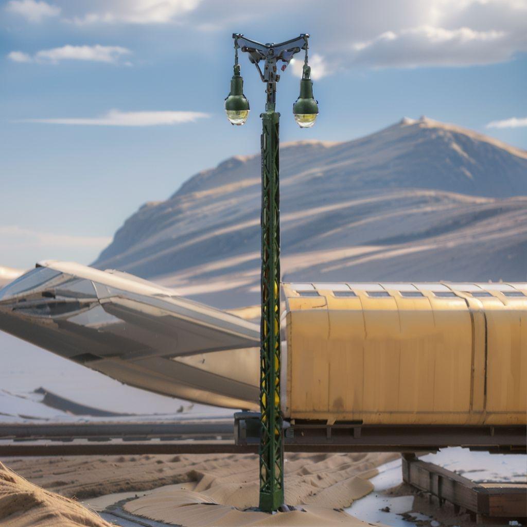 Lamps Metal Model N Gauge Light Railway Lights 4pcs