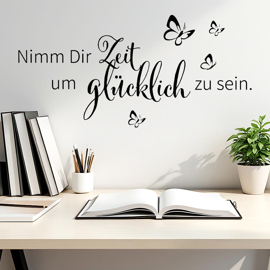 1Pcs Removable PVC German Encourage Quotes Wall Decals Home Decoration Living Room Self-adhesive Wall Stickers Bedroom