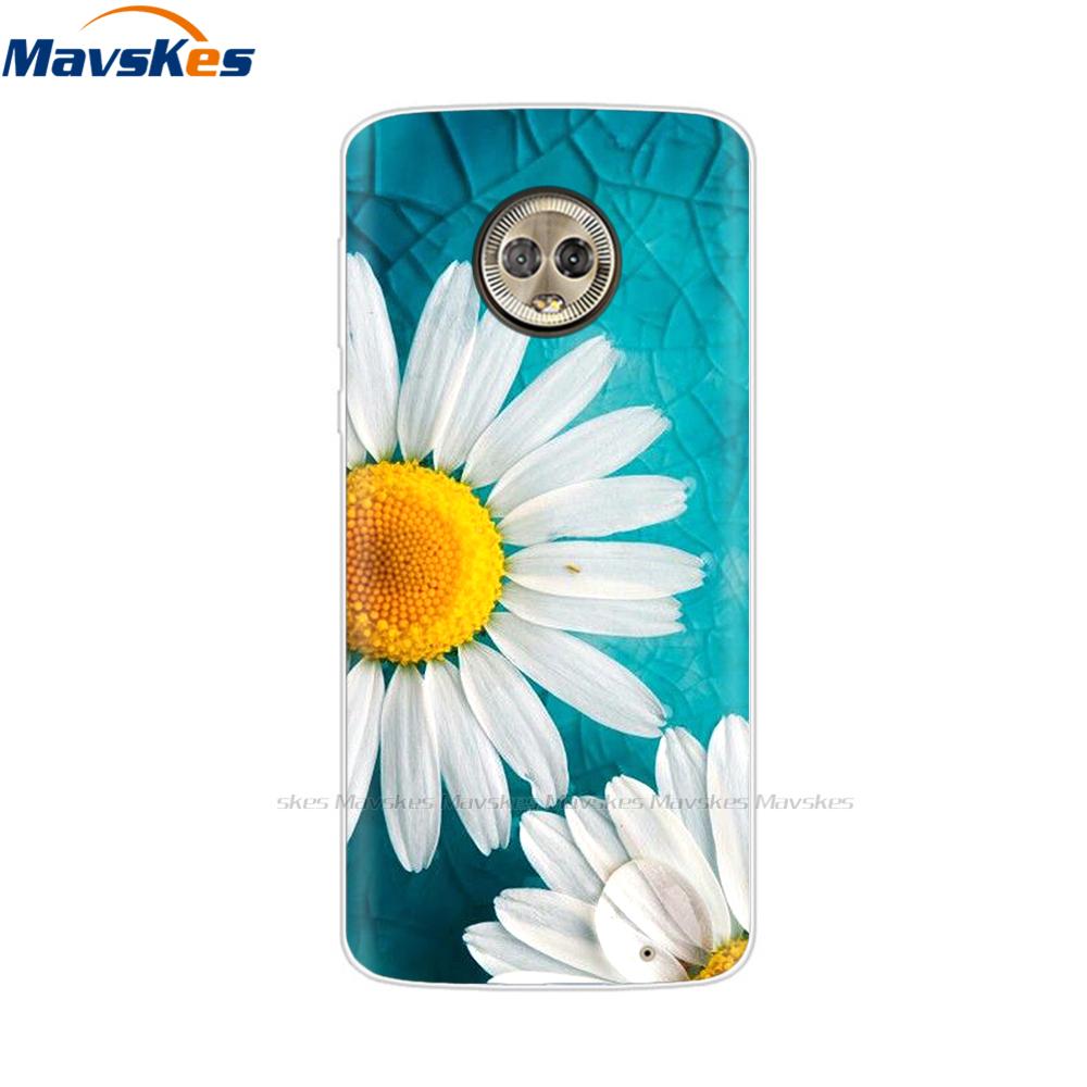 Silicon Case For Moto G6 Plus Case Full Protection Soft Tpu Back Cover On For Motorola MotoG6 G6 Play Bumper Phone Shell Coque