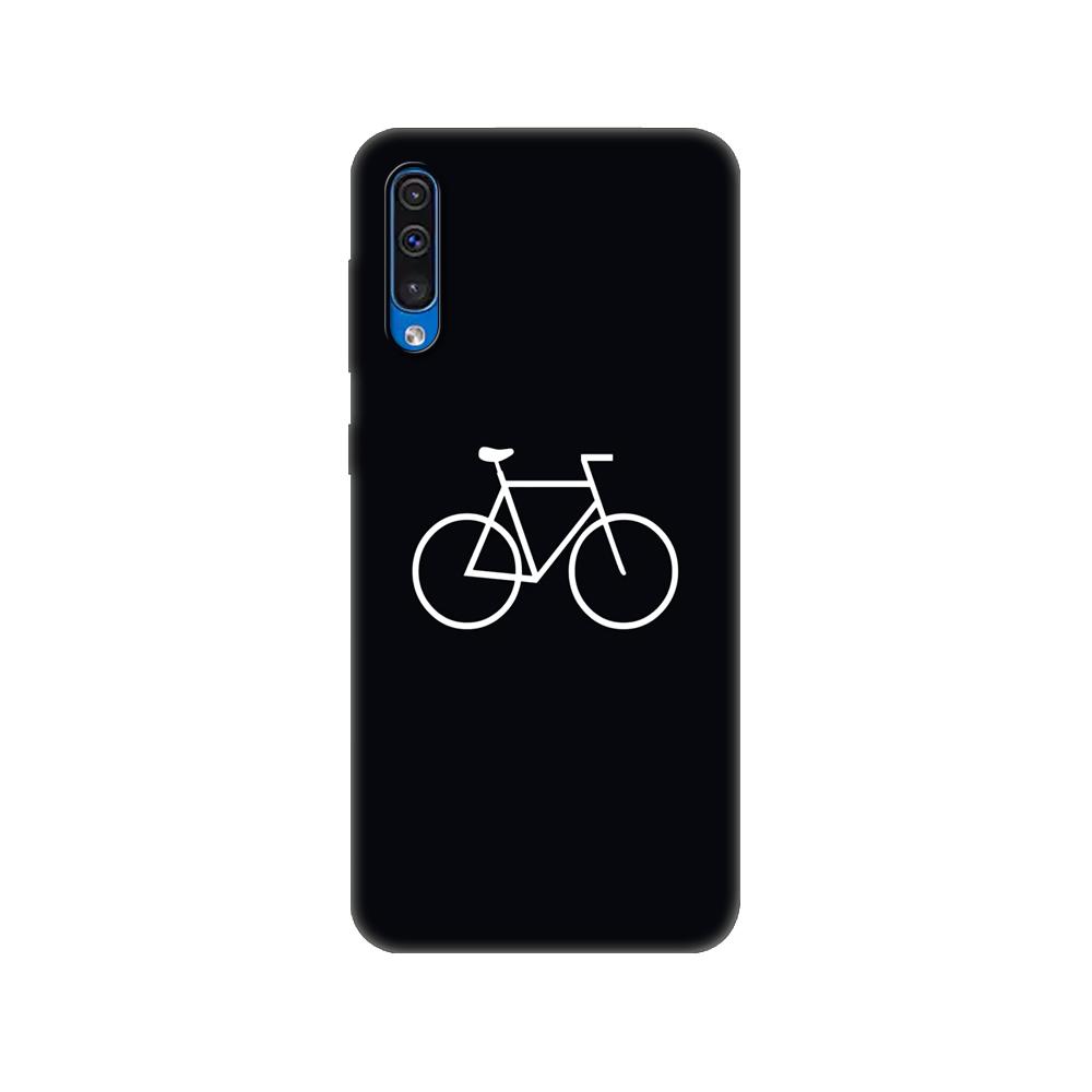 Black Tpu Case For Samsung Galaxy A50 50S A30S A10 A01 A11 A21S A31 A41 A51 A71 M21 M30S S10 LITE Cover BIKE CYCLING Art