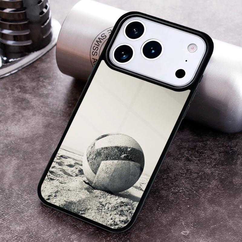 Volleyball Painted Phone Case For iPhone 17,16e,15,14,13,12,11,Mini,Pro,MAX soft Silicone Cover