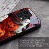 Halloween Boo Vibe Black Glass Phone Case For Redmi Note 10 11 Pro+ 12 13 14 (Global) 14 Pro 5G (India) K60 Ultra 13C 14C Cover