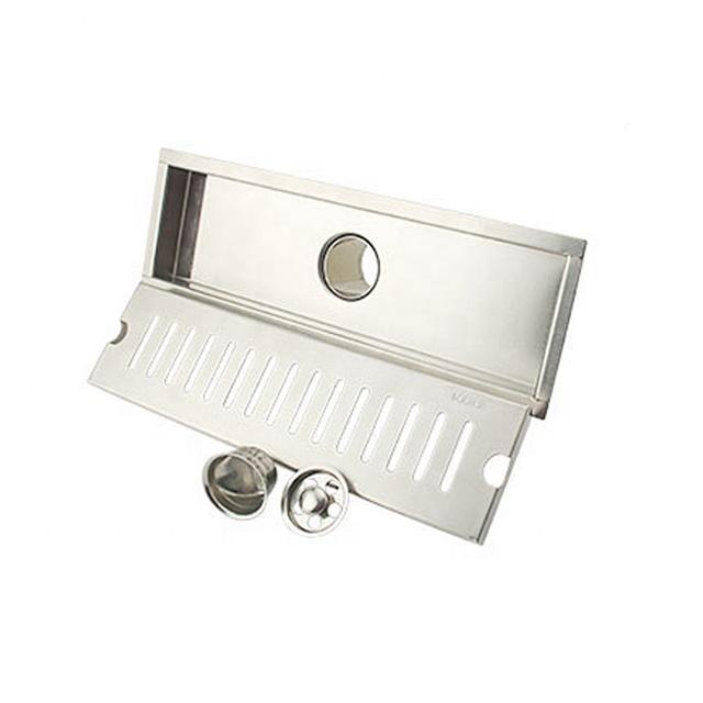 4 Inch 304 Sus Stainless Steel Bathroom Linear Floor Drain 1020A (Silver,Stainless Steel) серебряный