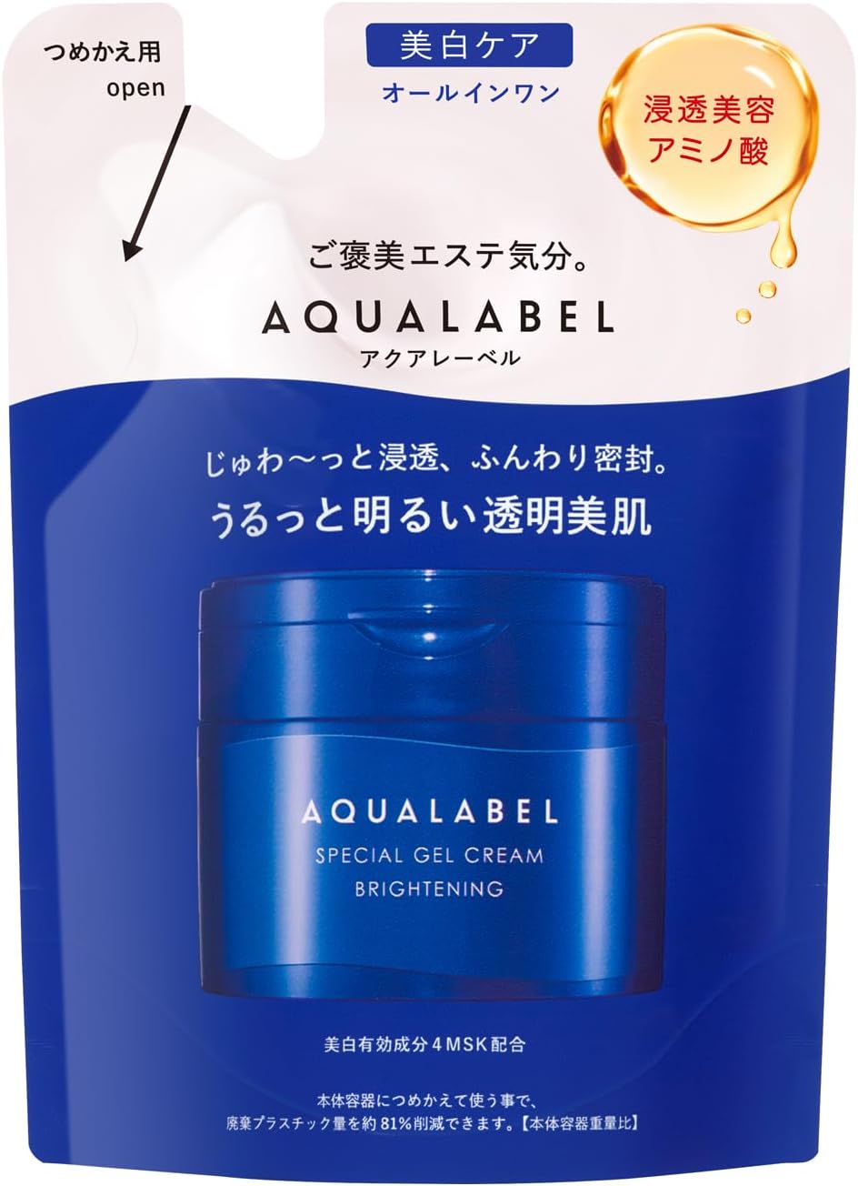 Aqualabel Special Gel Cream Ex  Brightening  90g 81g/refill
